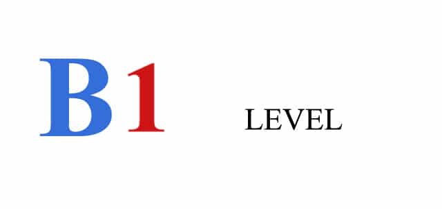 LEVEL B1 – Intermediate/Threshold